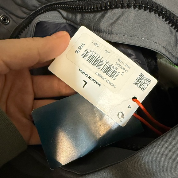 NWT Superdry Men's Gray Everest Bomber Jacket Size Large m50111134 - Picture 15 of 16